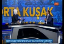 Doç. Dr. Uğur ÖZGÖKER 10 Ağustos 2017 Perşembe günü TVNET Televizyonu “Orta Kuşak” Programında “KUZEY KORE ile ABD arasındaki Muhtemel Füze Savaşının Nedenleri ve Olası Sonuçlarını Değerlendirdi”