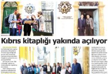 Kıbrıs Kitaplığı Yakında Açılıyor