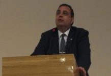 KAÜ REKTÖRÜ MUĞLA SITKI KOÇMAN ÜNİVERSİTESİNDE “”DOĞU AKDENİZ ENERJİ SAVAŞLARI BAĞLAMINDA KIBRIS” Konulu Bir Konferans Verdi