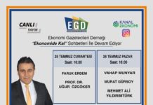 EKONOMİ GAZETECİLERİ DERNEĞİ “Ekonomide Kal” Konferansları