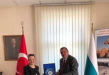 Prof. Dr. Uğur Özgöker TC BURGAZ Başkonsolosu Sayın Senem Güzel’i makamında ziyaret etti