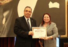 Prof. Dr. Uğur Özgöker’e EĞİTİME DESTEK ÖDÜLÜ verildi.