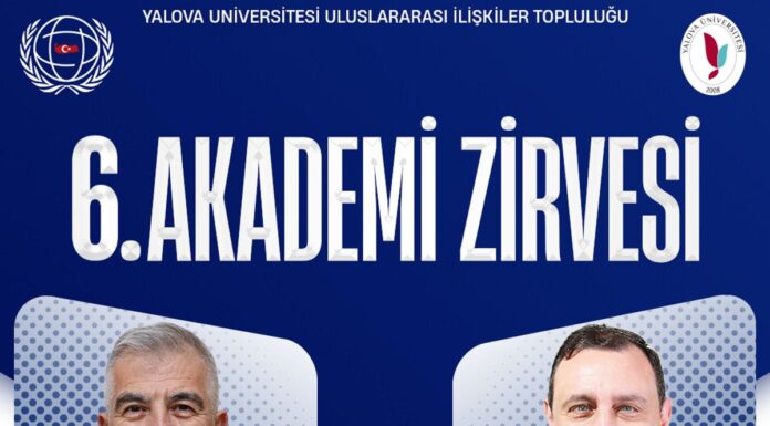 AREL Üniversitesi Uluslararası ilişkiler Bölüm Başkanı Prof. Dr. Uğur Özgöker YALOVA ÜNİVERSİTESİ’nde konferans verdi
